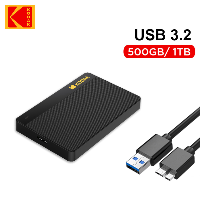 Ssd 500Gb - Disco Rígido Externo Portátil Kodak P160