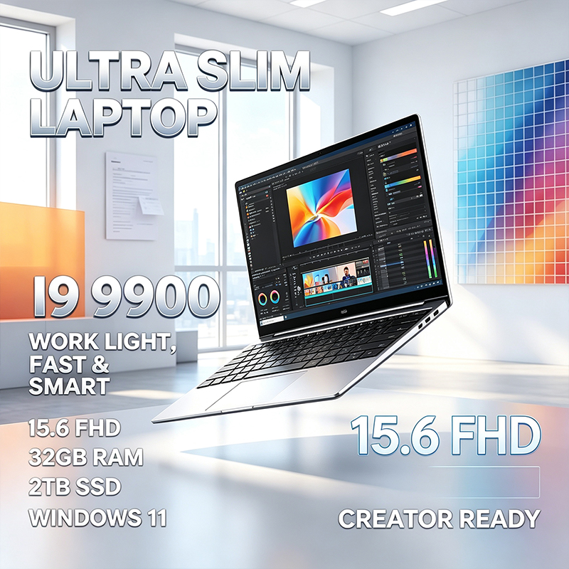 Ssd 2Tb - Notebook Ultra Fino de 15,6 Polegadas