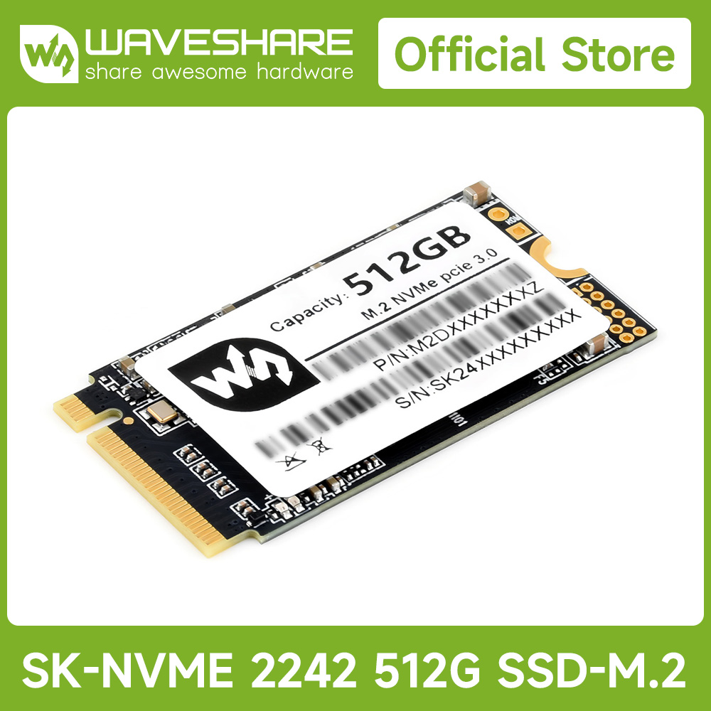 Nvme Ssd - Waveshare sk m2 nvme 2242 128gb/256gb/512gb