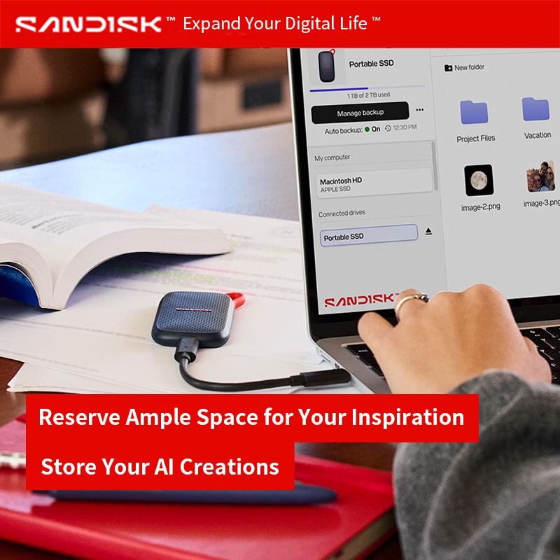 SSD Portátil Original SANDISK  - Ssd 500Gb avaliação e preço