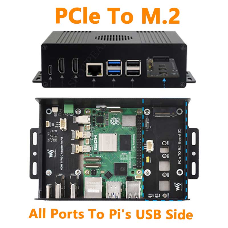Raspberry Pi 5 Box Case Kit, C - Nvme Ssd avaliação e preço
