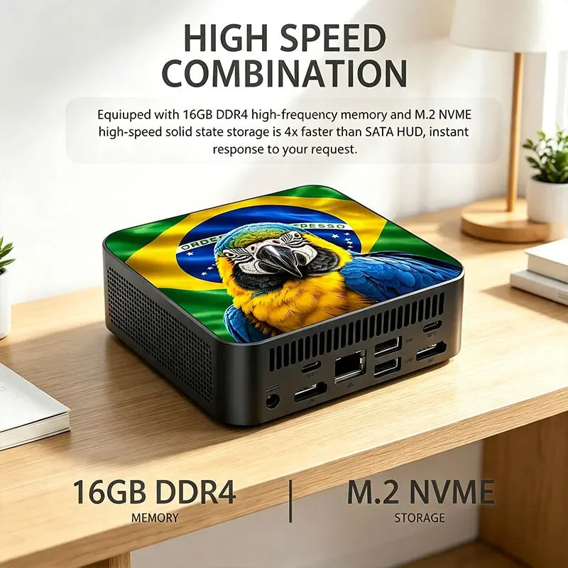 Mini PC Portátil Poderoso para - M.2 Ssd avaliação e preço