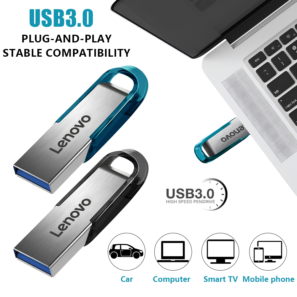 Pen Drive USB Lenovo de 128GB, - Memory Card Ssd avaliação e preço