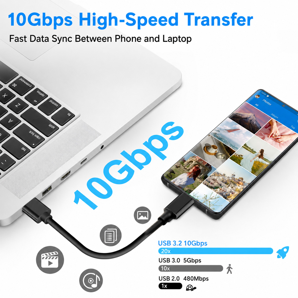 Cabo USB 3.2 Tipo C para A 10G - Samsung Ssd avaliação e preço