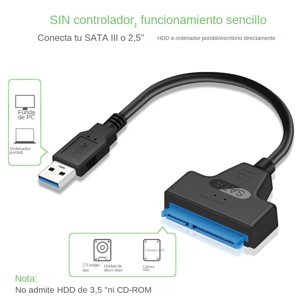 Cabo USB 3.0 SATA 3, Adaptador - Ssd Hard Drive avaliação e preço