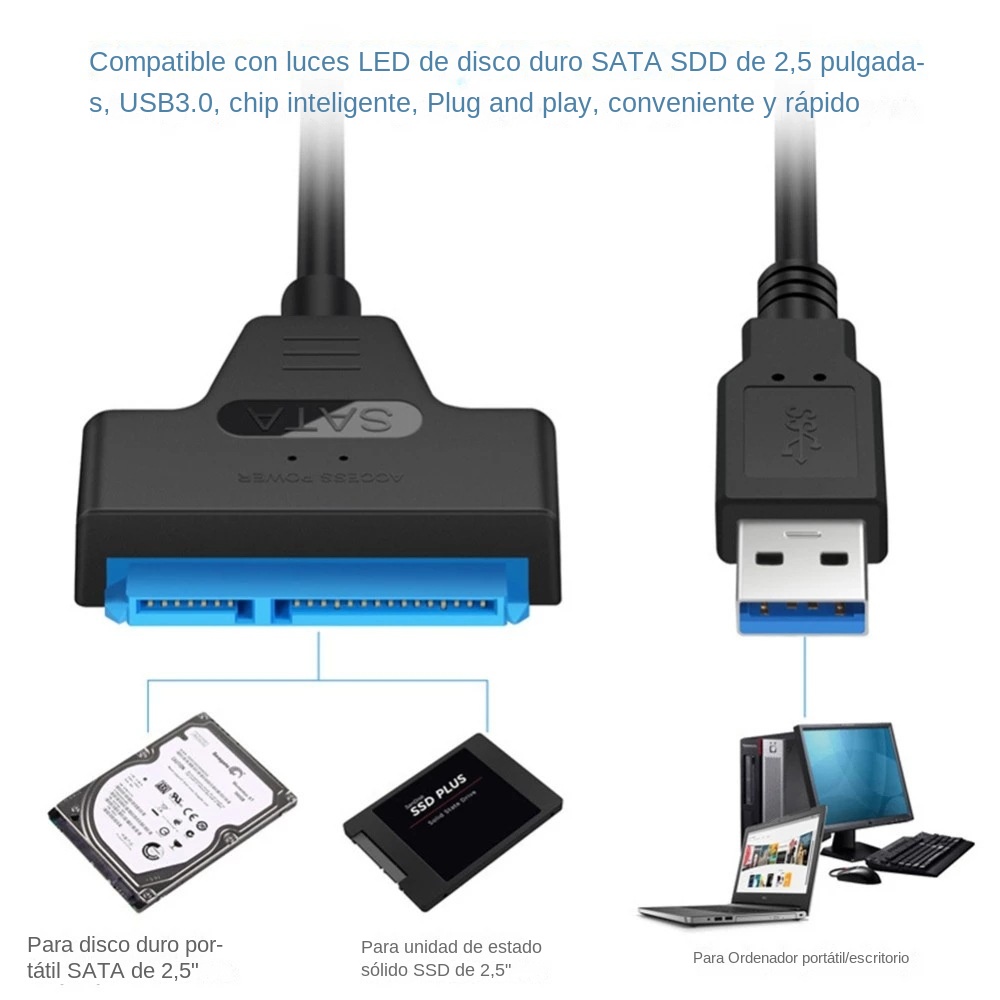 Cabo USB 3.0 SATA 3, Adaptador - Ssd Hard Drive avaliação e preço