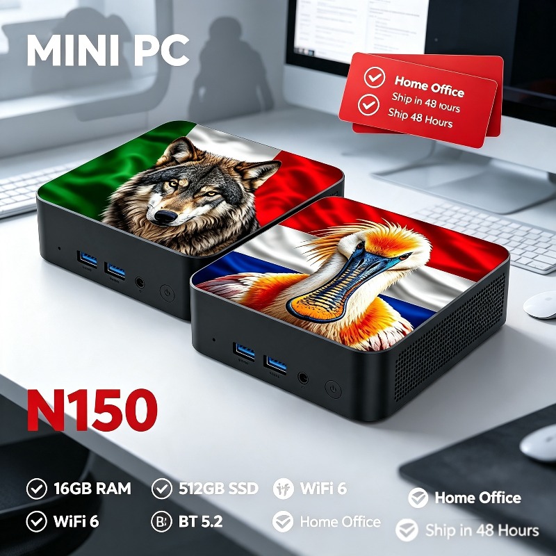 Novo Mini PC Intel Core N150 1 - M.2 Ssd avaliação e preço